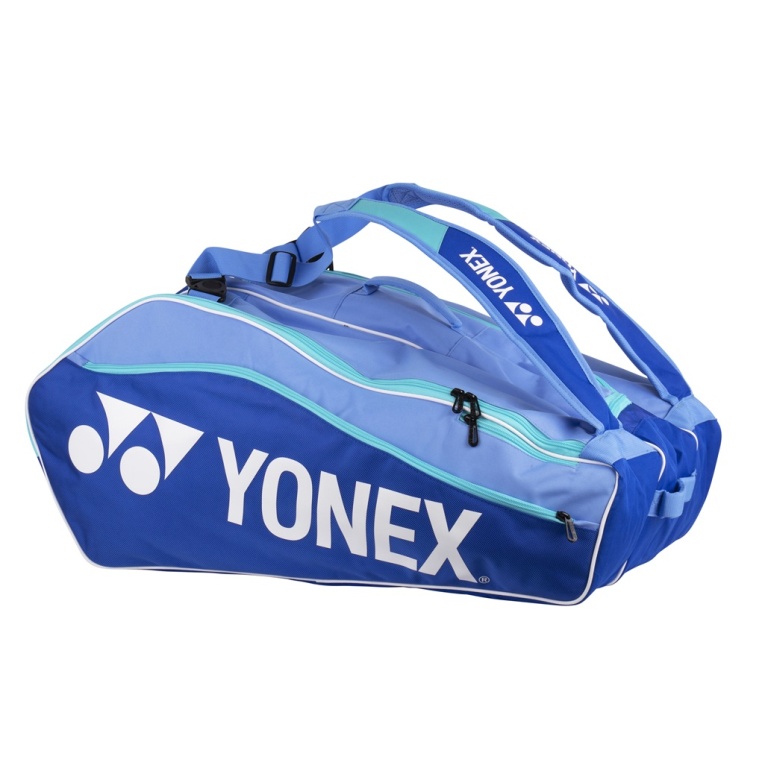Yonex Racket Bag Club Line (Racket Bag, 3 Main Compartments) 2025 blast blue/turquoise 12-pack